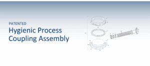 hygienic process coupling assembly