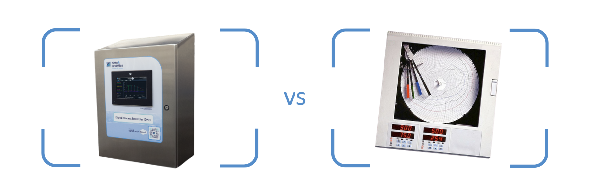 dpr vs paper chart recorder
